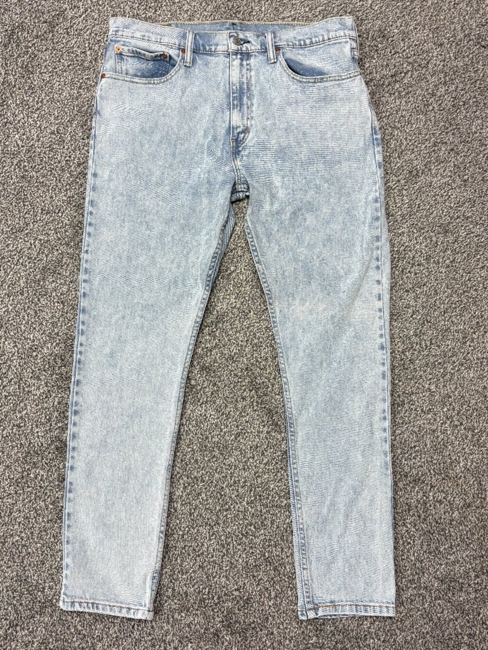 Levi's 512 Slim Taper Light Acid Wash Jeans , Size 36x32